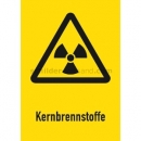 Warnschilder: Kombischild Kernbrennstoffe