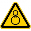 Warnschilder: Warnung vor Einzugsgefahr (BGV A8 W 30)
